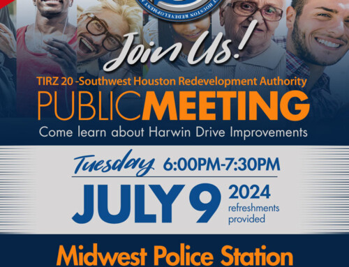 Canceled: TIRZ 20 Public Meeting, July 9